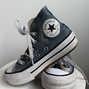Converse Chuck Taylor All Star High Top Kids Sneakers - Navy